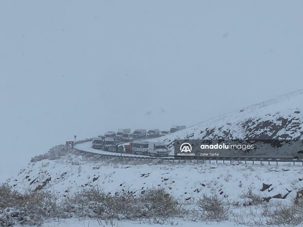Van, Bitlis ve Muş'un yüksek kesimlerinde kar etkili oldu