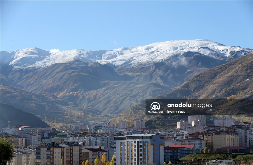 Muş'un yüksek kesimlerinde kar yağışı etkili oldu