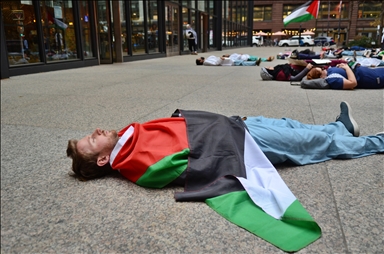 Медработники в США провели демонстрацию в поддержку Палестины