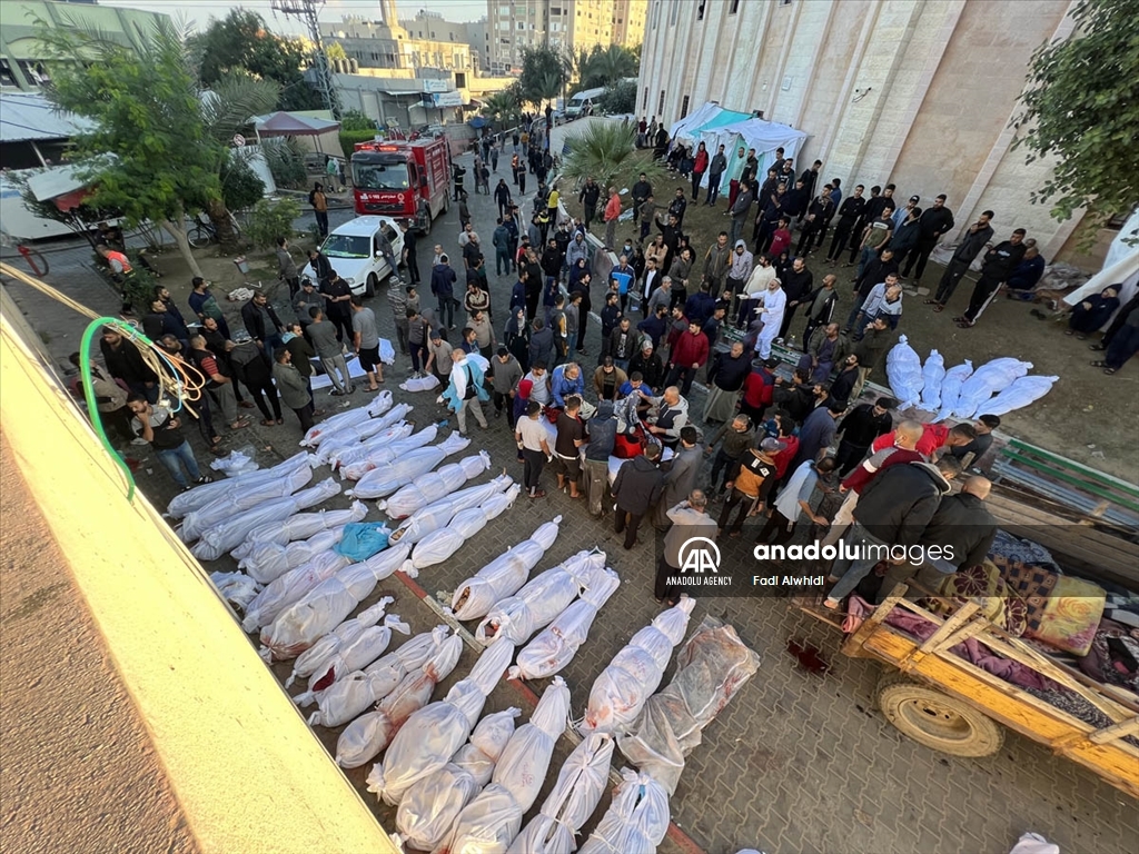 Телата на десетици Палестинци од северните делови на Газа доведени во болниците
