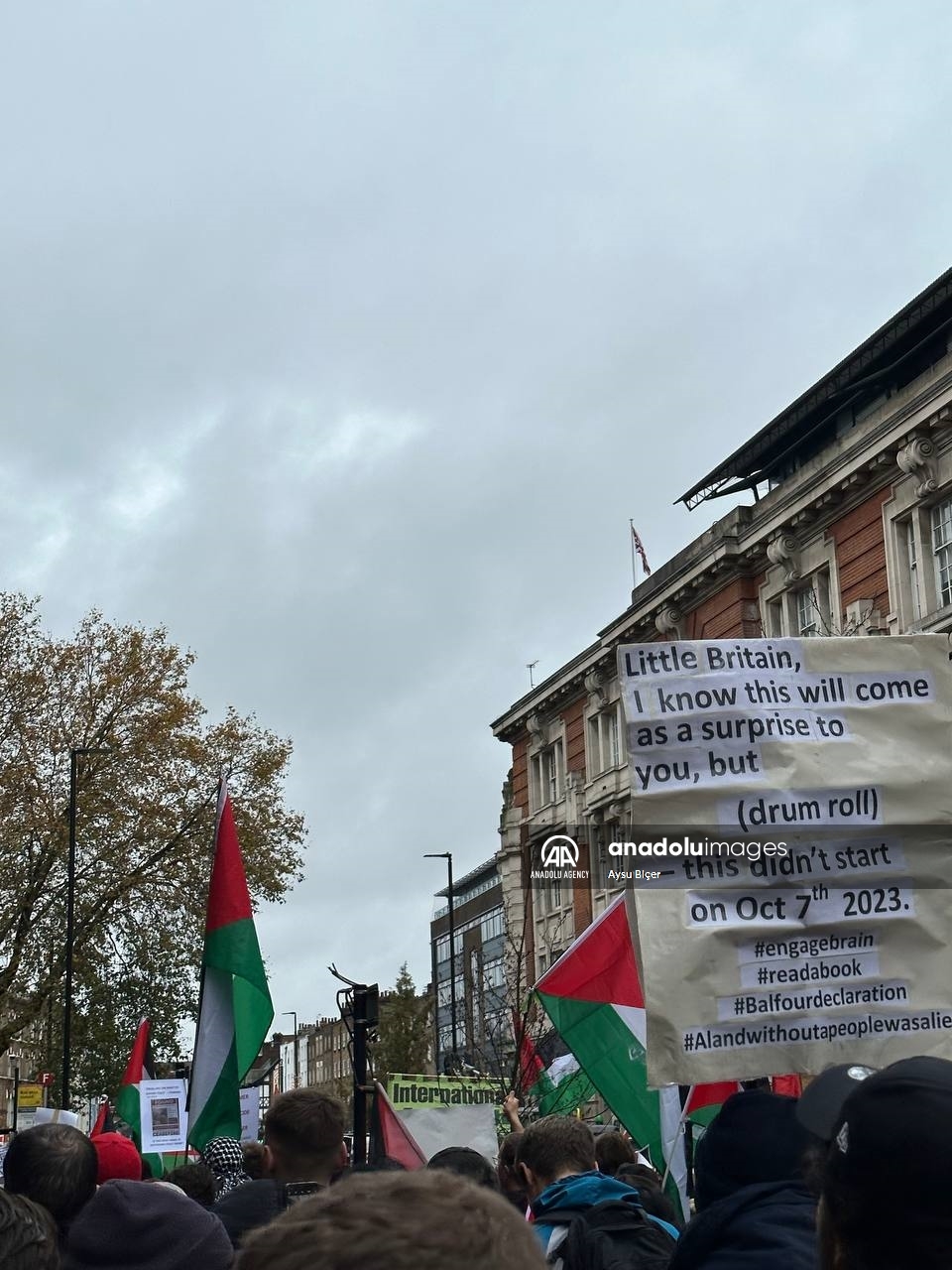 الاحتجاجات المؤيدة لفلسطين تجتاح المملكة المتحدة