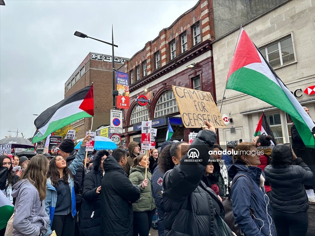 الاحتجاجات المؤيدة لفلسطين تجتاح المملكة المتحدة