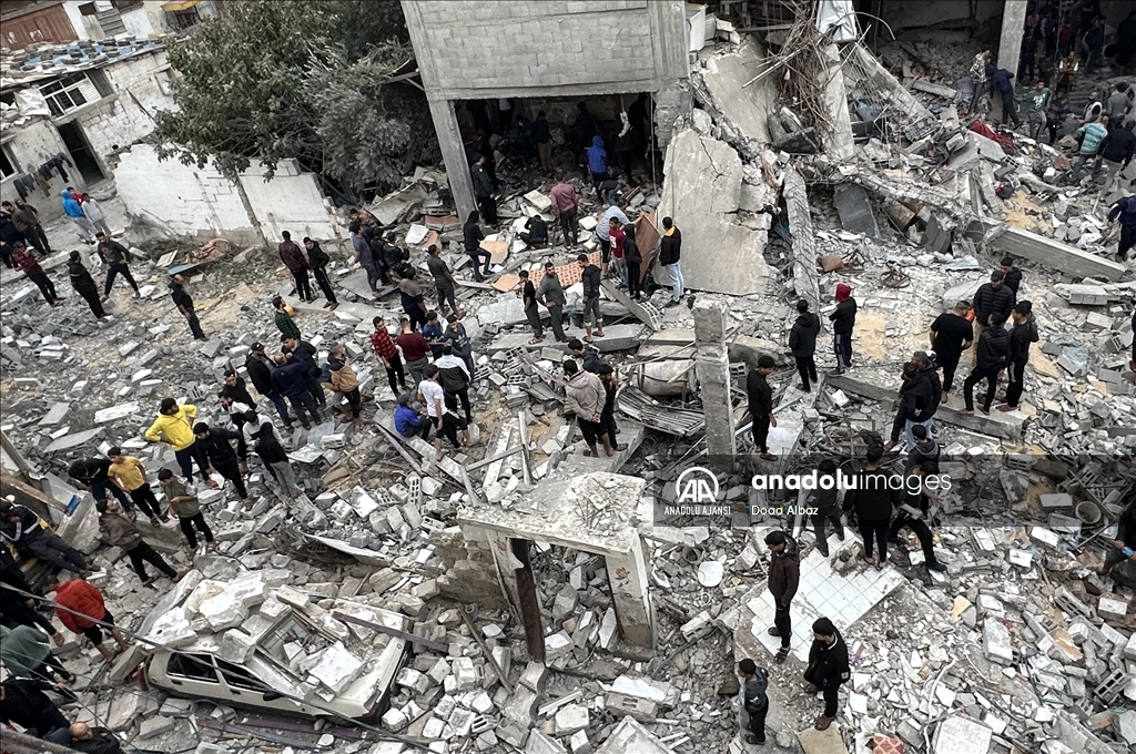 İsrail'in Gazze Şeridi'ne saldırıları 44. gününde devam ediyor
