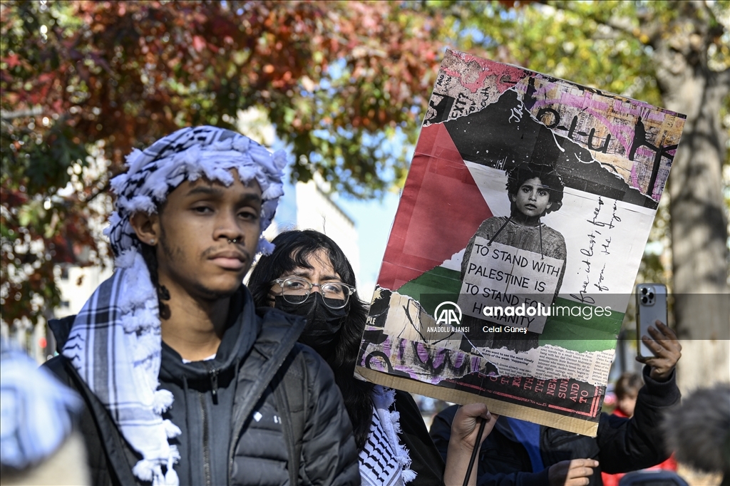 Washington'da Gazze'deki çocuklar için yürüyüş düzenlendi