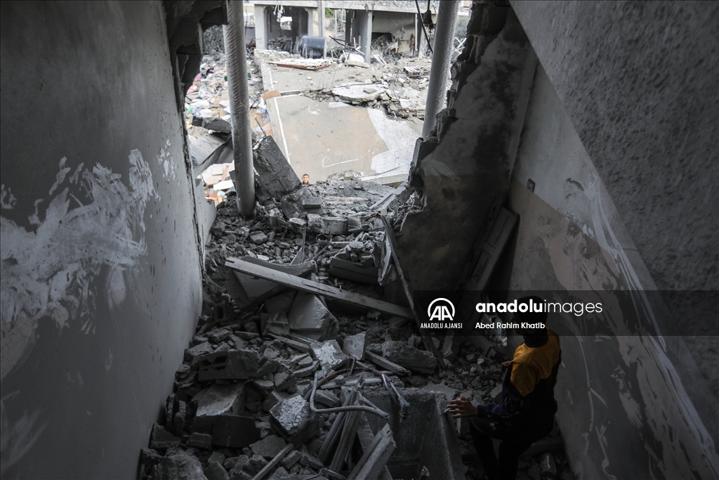 İsrail'in Gazze Şeridi'ne saldırıları 45. gününde devam ediyor
