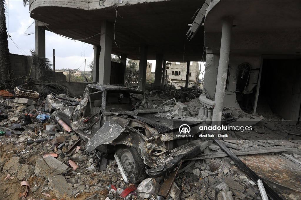 İsrail'in Gazze Şeridi'ne saldırıları 45. gününde devam ediyor