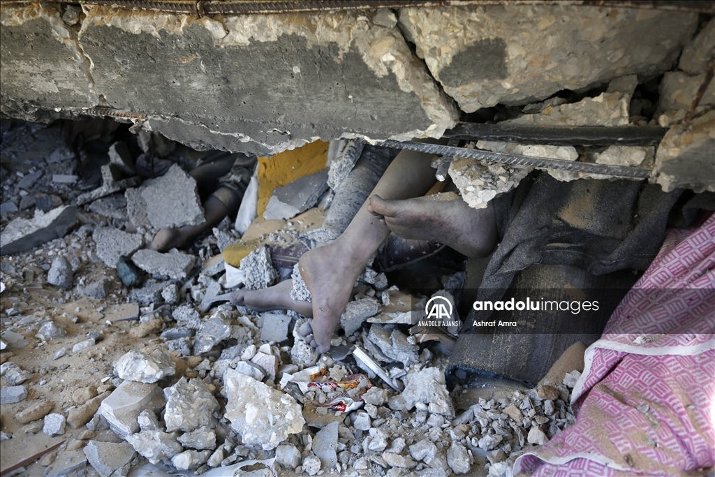 İsrail'in Gazze Şeridi'ne saldırıları 46. gününde devam ediyor