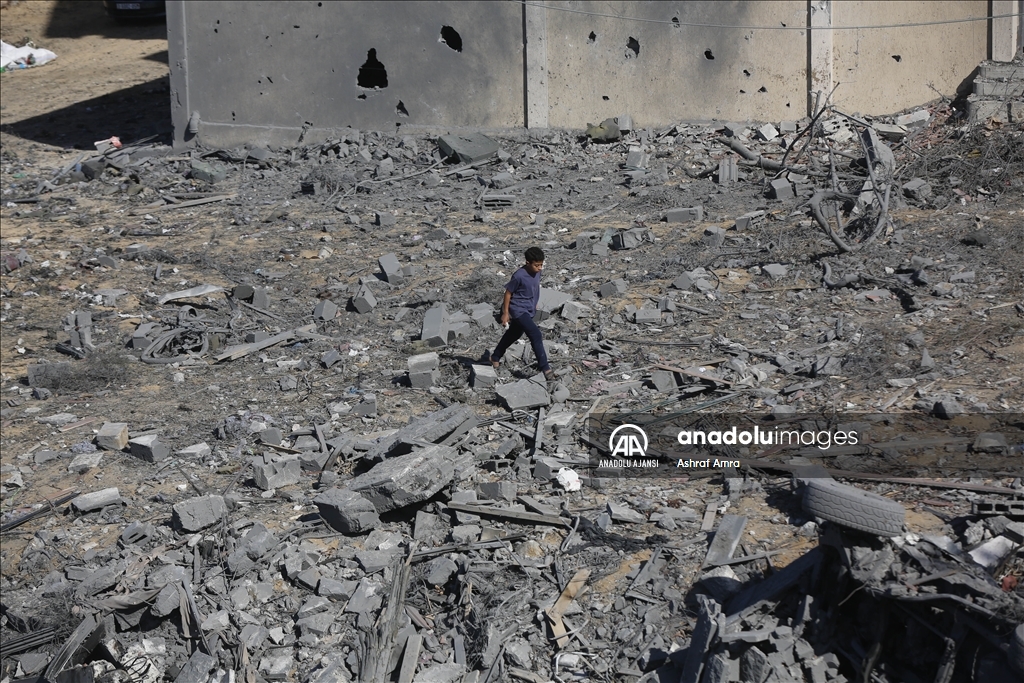 İsrail'in Gazze Şeridi'ne saldırıları 46. gününde devam ediyor