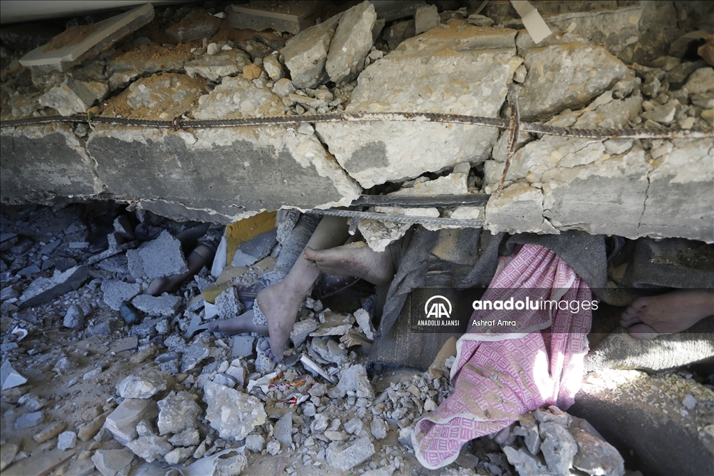 İsrail'in Gazze Şeridi'ne saldırıları 46. gününde devam ediyor