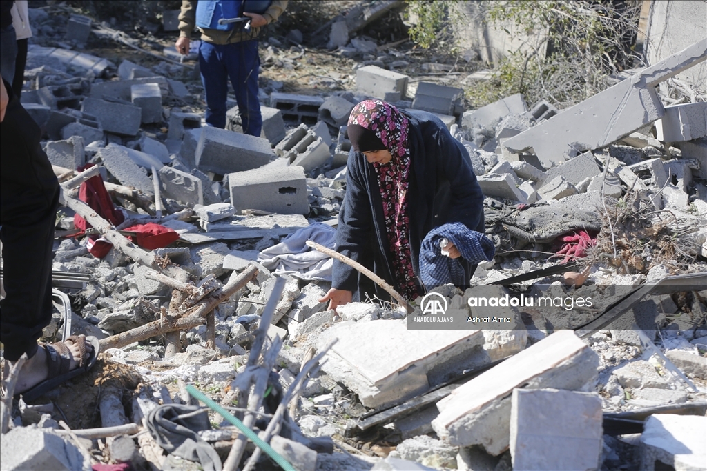 İsrail'in Gazze Şeridi'ne saldırıları 46. gününde devam ediyor