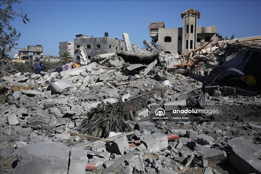 İsrail'in Gazze Şeridi'ne saldırıları 46. gününde devam ediyor