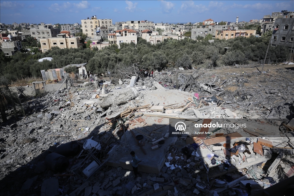 İsrail'in Gazze Şeridi'ne saldırıları 46. gününde devam ediyor