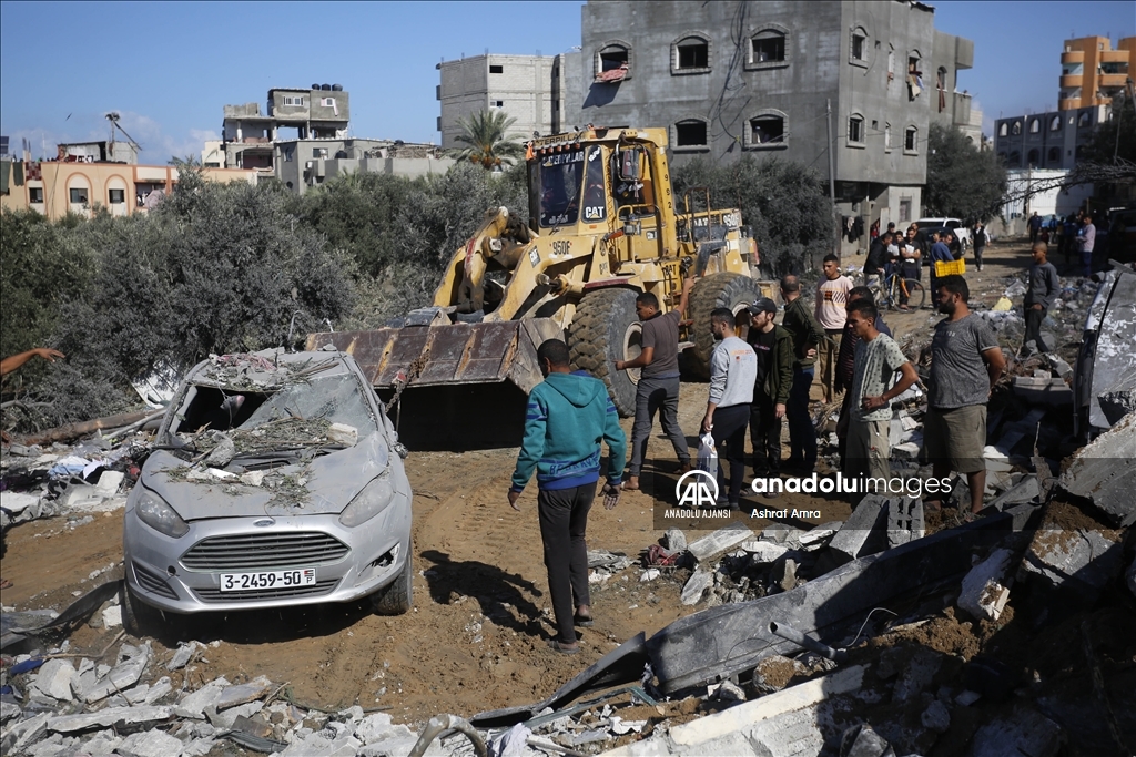 İsrail'in Gazze Şeridi'ne saldırıları 46. gününde devam ediyor