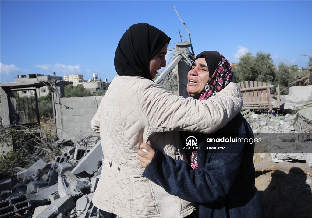 İsrail'in Gazze Şeridi'ne saldırıları 46. gününde devam ediyor