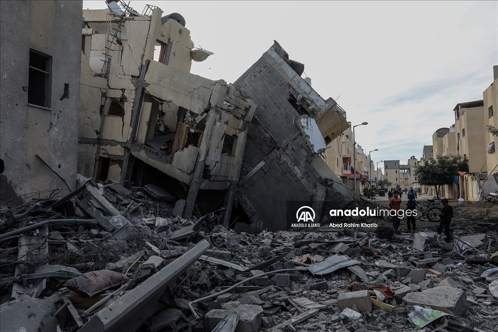 İsrail'in Gazze Şeridi'ne saldırıları 47. gününde devam ediyor