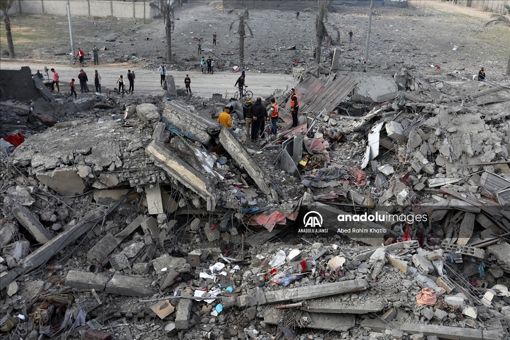 İsrail'in Gazze Şeridi'ne saldırıları 47. gününde devam ediyor