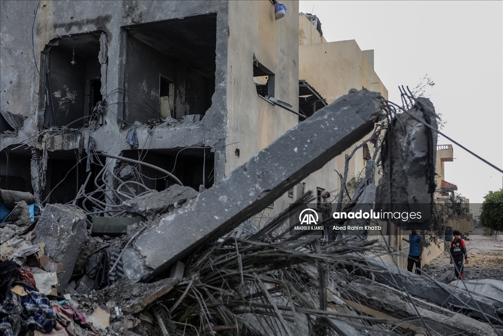 İsrail'in Gazze Şeridi'ne saldırıları 47. gününde devam ediyor
