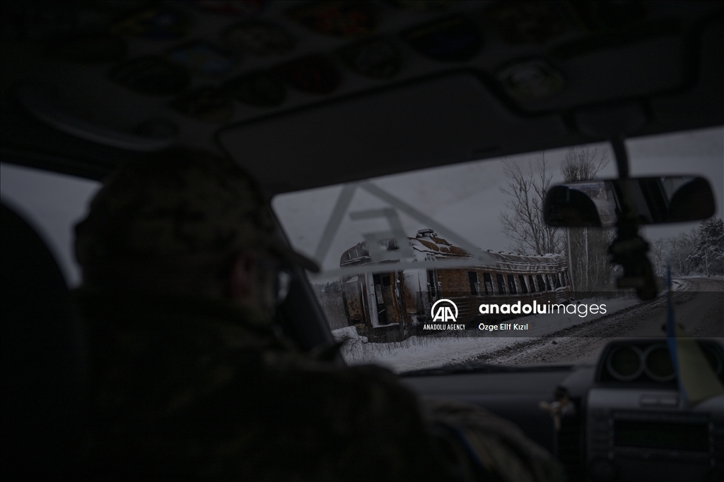 عدسة الأناضول ترصد القتال على محور كوبيانسك الأوكرانية