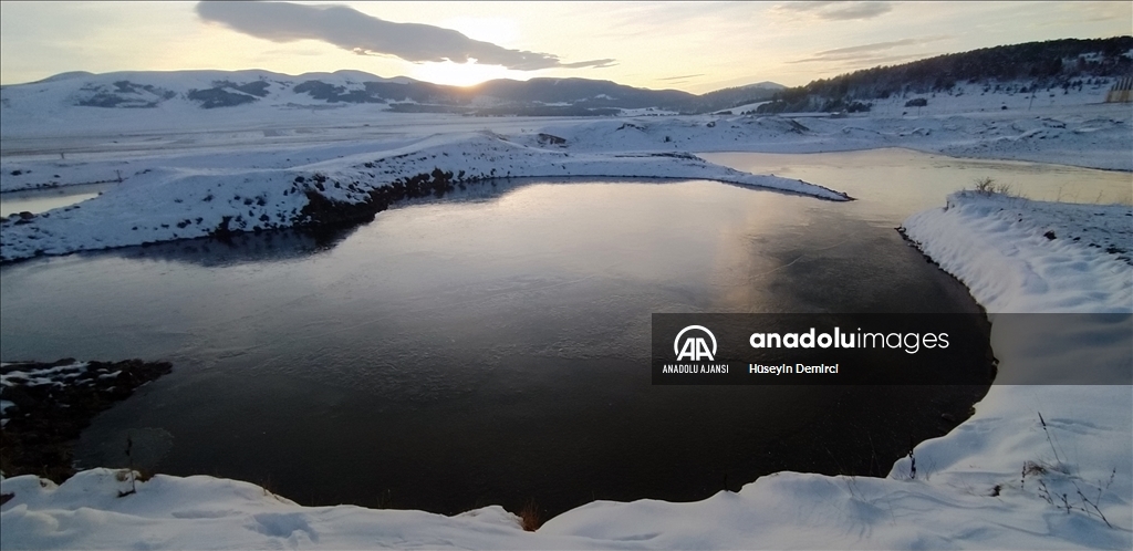 Kars'ta soğuk hava etkili oluyor 