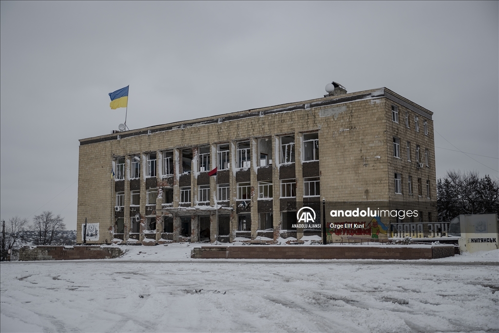 Ukrayna'nın Kupyansk şehri, savaşın izlerini taşıyor