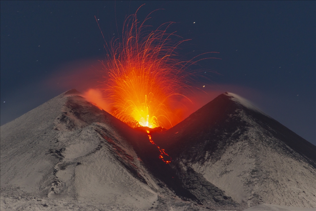 Strombolian activity at Mount Etna of Italy