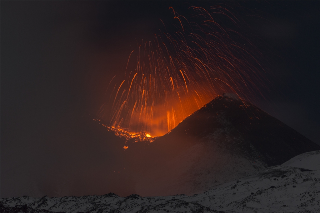 Strombolian activity at Mount Etna of Italy