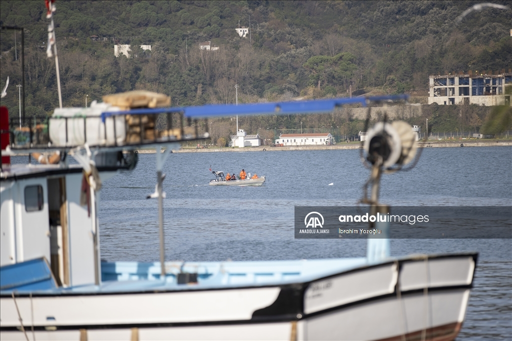 Zonguldak'ta batan geminin kayıp 7 personelini arama çalışmaları sürüyor