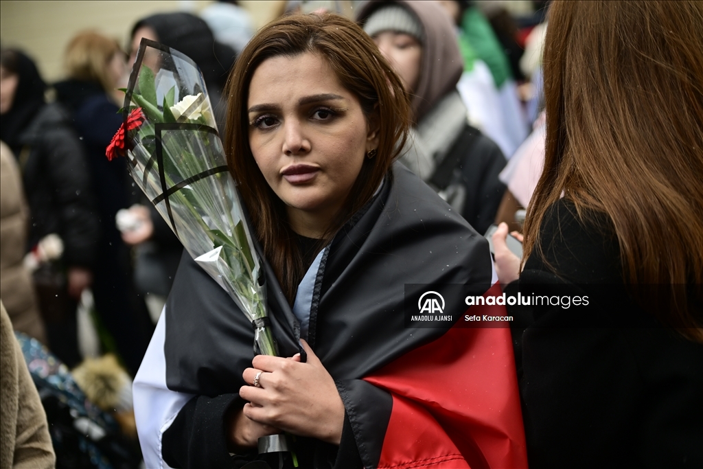 Moskova'da ''Filistin Halkıyla Uluslararası Dayanışma Günü'' sebebiyle etkinlik düzenlendi