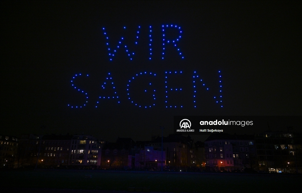 Çevre örgütünden Berlin’de drone gösterisi