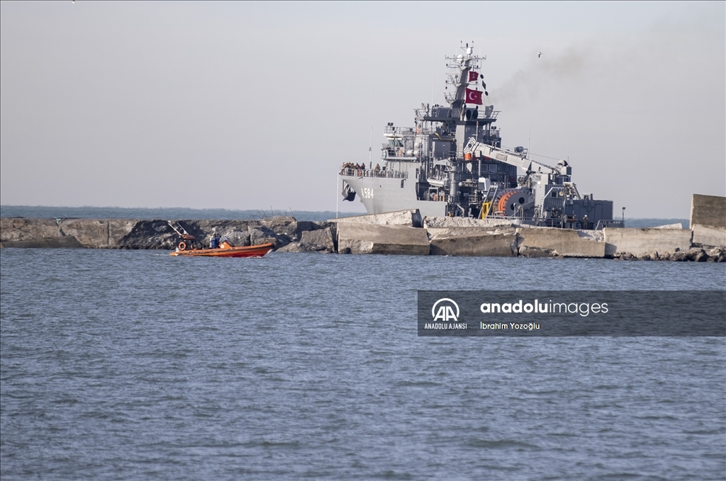 Zonguldak'ta batan geminin kayıp 7 personelini arama çalışmaları sürüyor
