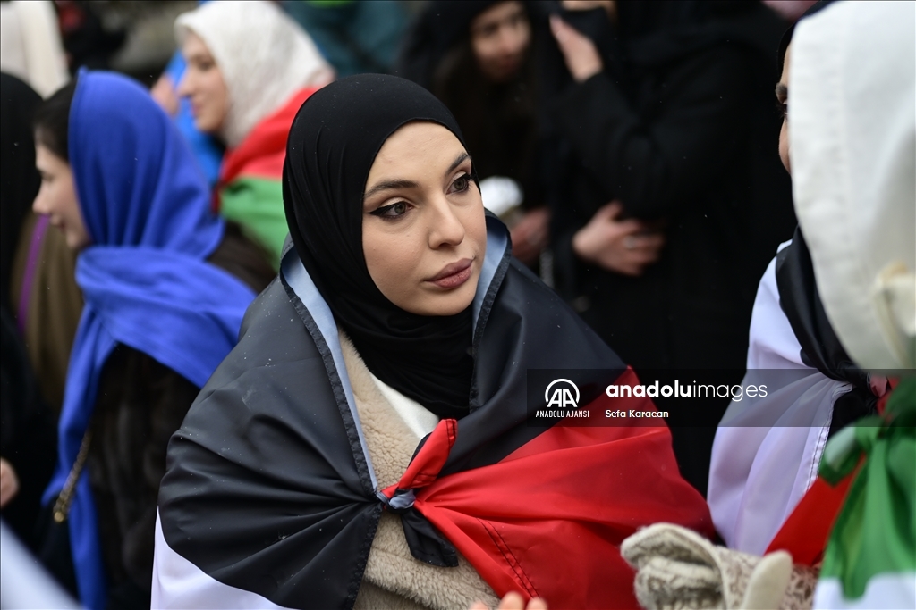 Moskova'da ''Filistin Halkıyla Uluslararası Dayanışma Günü'' sebebiyle etkinlik düzenlendi
