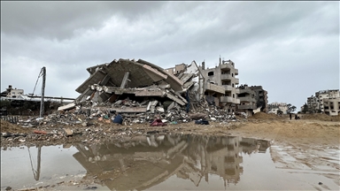 İsrail saldırılarının ardından Gazze kentinin Tel al-Hawa Mahallesi harabeye döndü