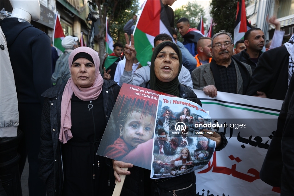 Ramallah'ta Filistin Halkıyla Uluslararası Dayanışma Günü etkinliği
