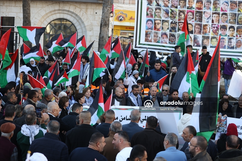 Ramallah'ta Filistin Halkıyla Uluslararası Dayanışma Günü etkinliği