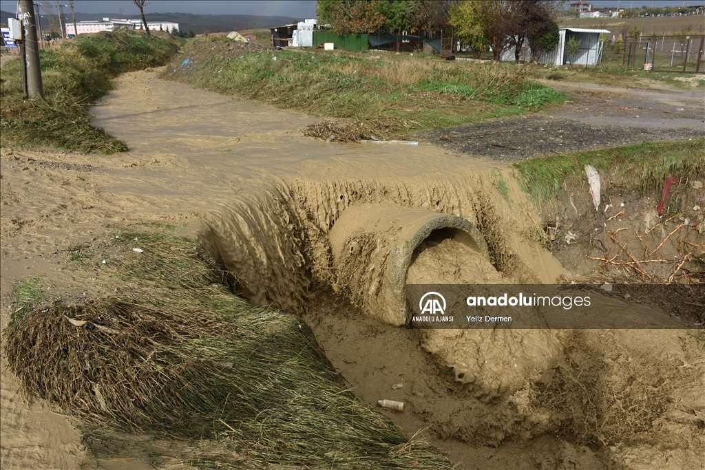 Tekirdağ'da sağanak