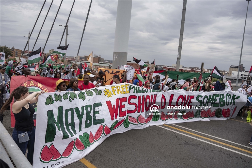 Johannesburg'ta Filistin Halkıyla Uluslararası Dayanışma Günü etkinliği