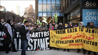 İsrail'in Gazze'ye yönelik saldırıları ABD'de protesto edildi