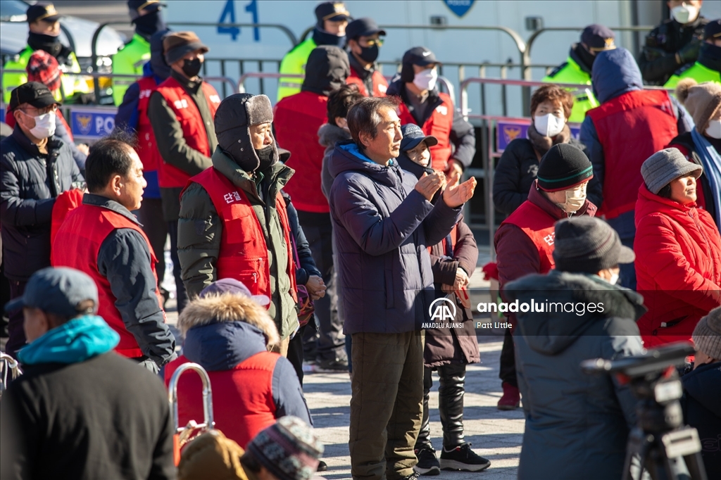 Güney Kore'de köpek eti yasağına karşı protesto  