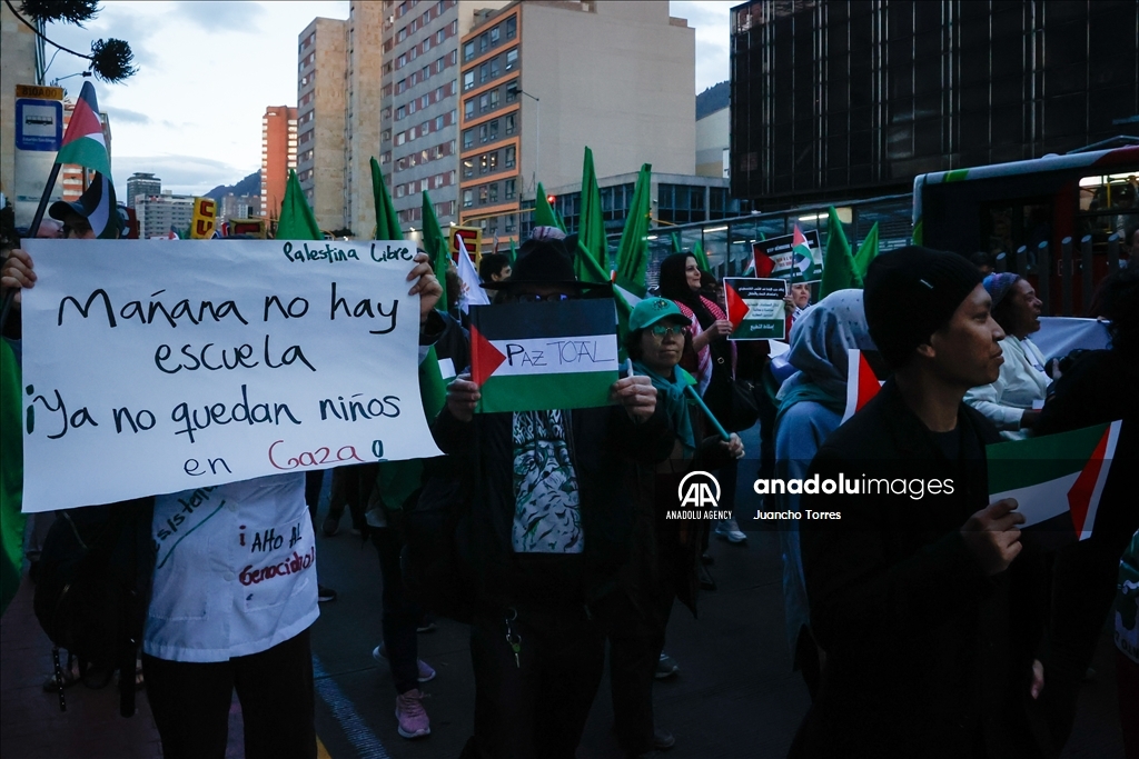 В Колумбии прошла акция в знак солидарности с народом Палестины