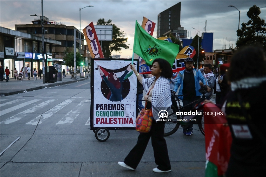 В Колумбии прошла акция в знак солидарности с народом Палестины