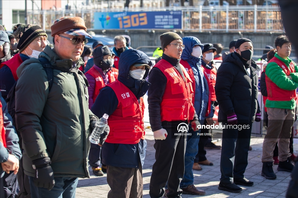 Güney Kore'de köpek eti yasağına karşı protesto  