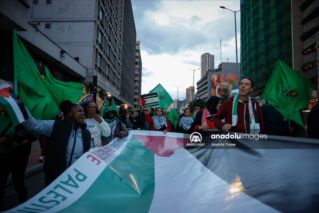 В Колумбии прошла акция в знак солидарности с народом Палестины