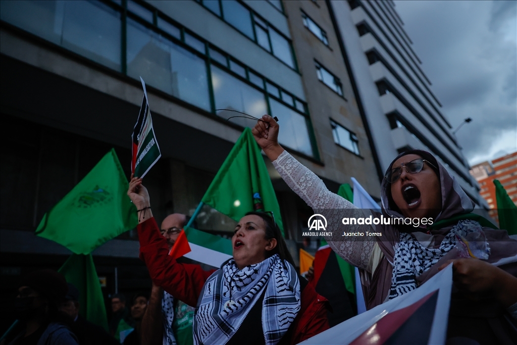 В Колумбии прошла акция в знак солидарности с народом Палестины