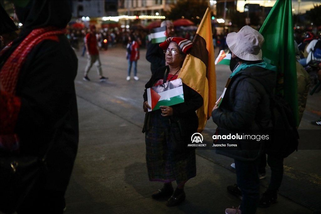 В Колумбии прошла акция в знак солидарности с народом Палестины