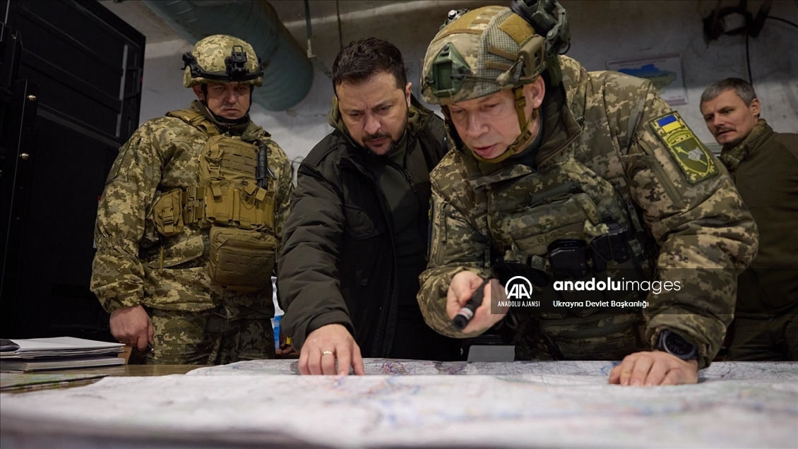 Ukrayna Devlet Başkanı  Zelenskiy, Harkiv bölgesini ziyaret etti