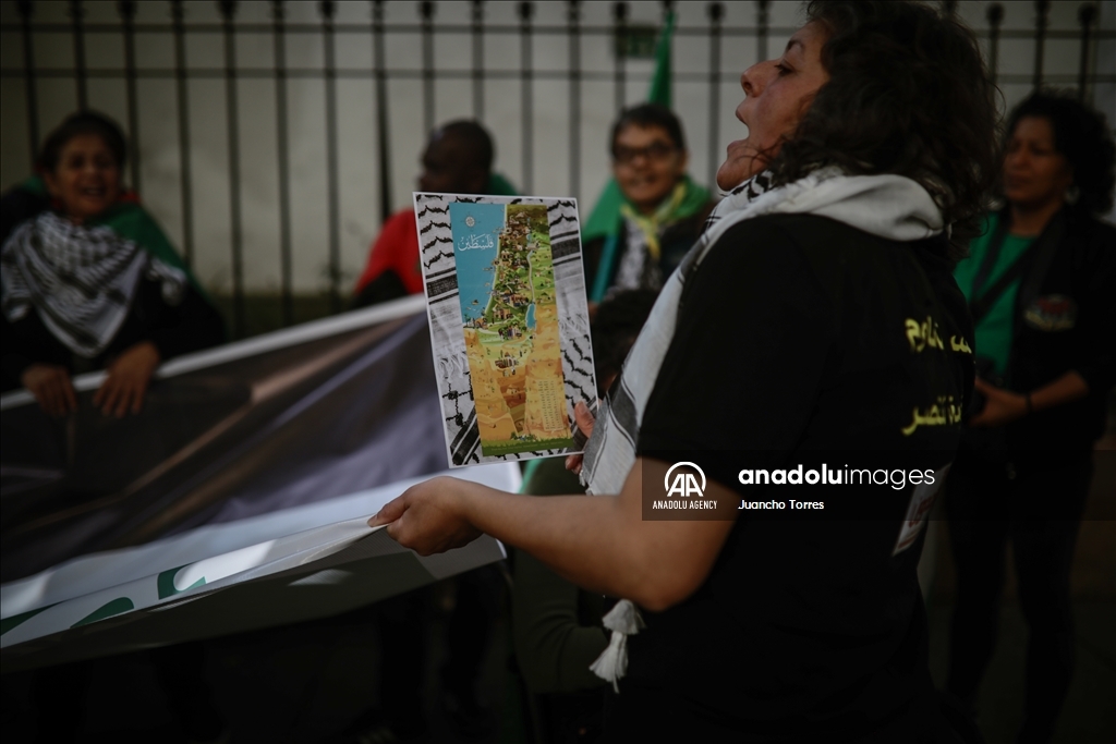 В Колумбии прошла акция в знак солидарности с народом Палестины