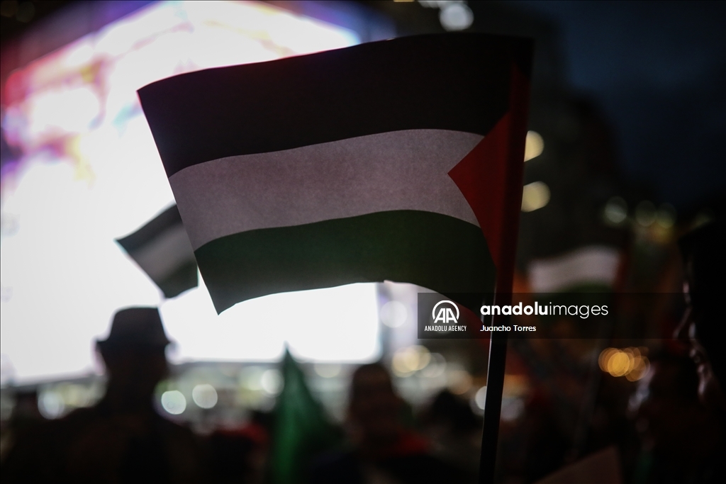 В Колумбии прошла акция в знак солидарности с народом Палестины