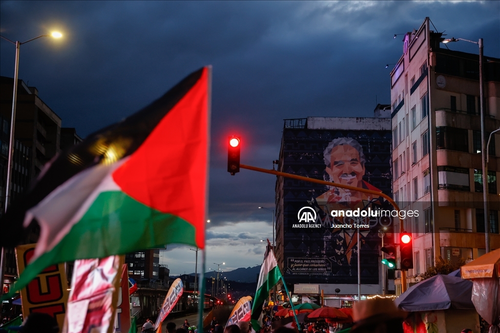 В Колумбии прошла акция в знак солидарности с народом Палестины