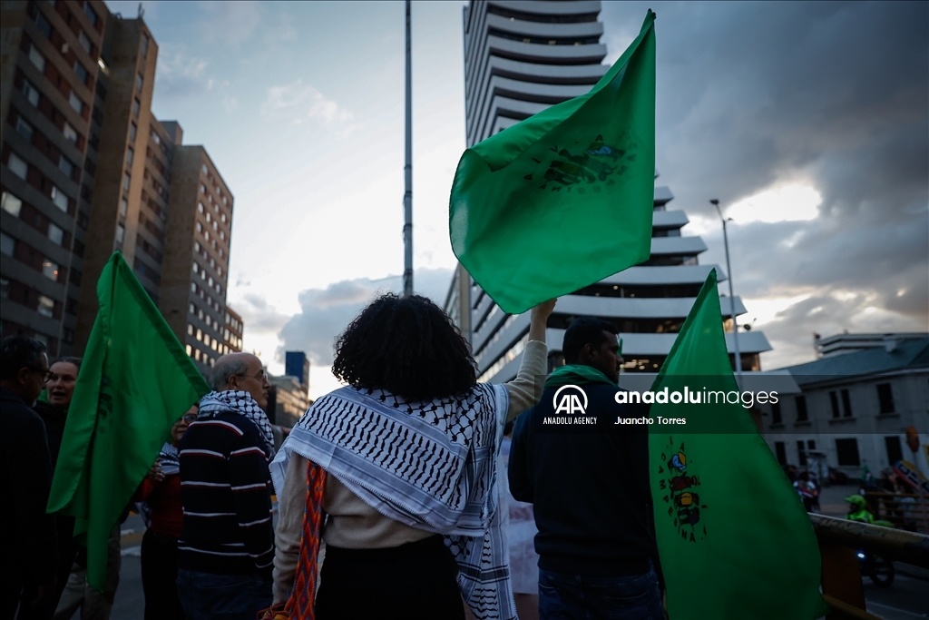 В Колумбии прошла акция в знак солидарности с народом Палестины