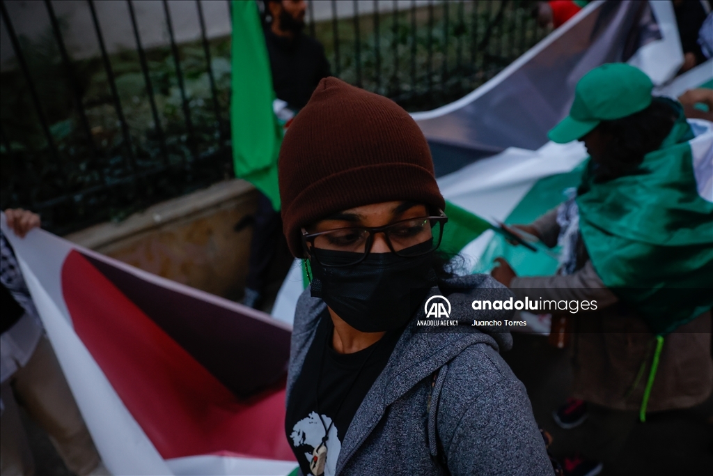 В Колумбии прошла акция в знак солидарности с народом Палестины